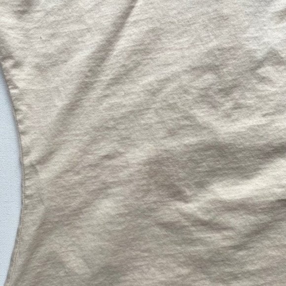 FRAME Mock Neck Top  Beige - Picture 2 of 7